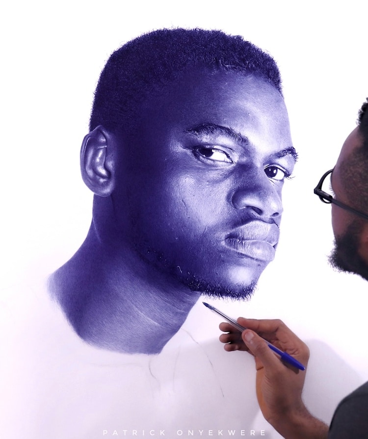 Ballpoint Drawings by Patrick Onyekwere