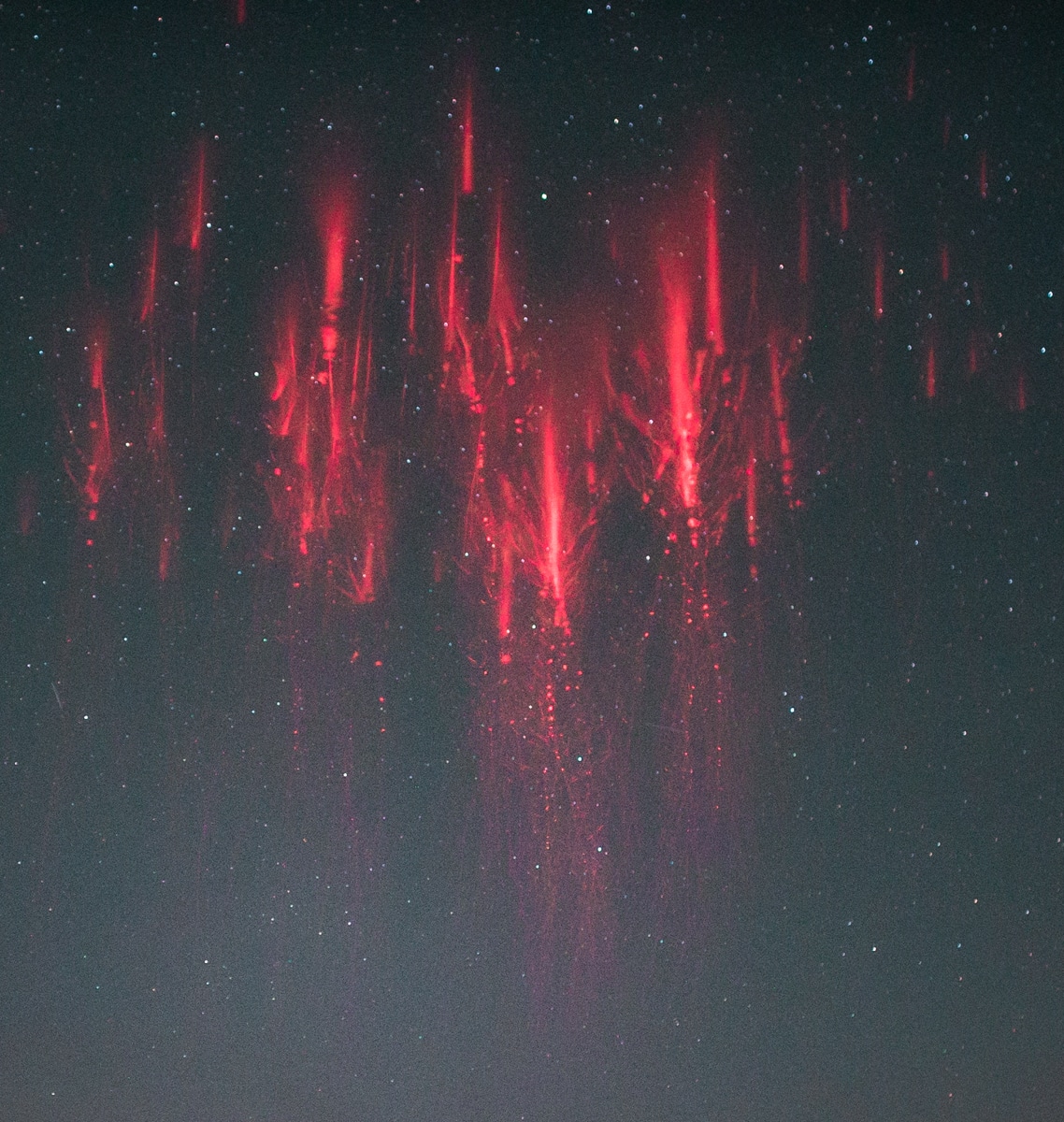 Red Sprite at Night