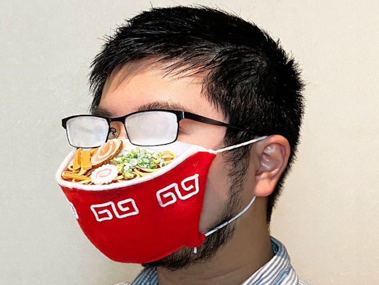 Ramen Face Mask by Takahiro Shibata