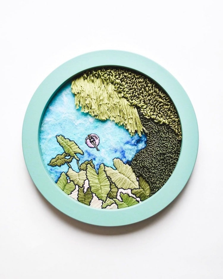 Landscape Embroidery by Suter Design Co