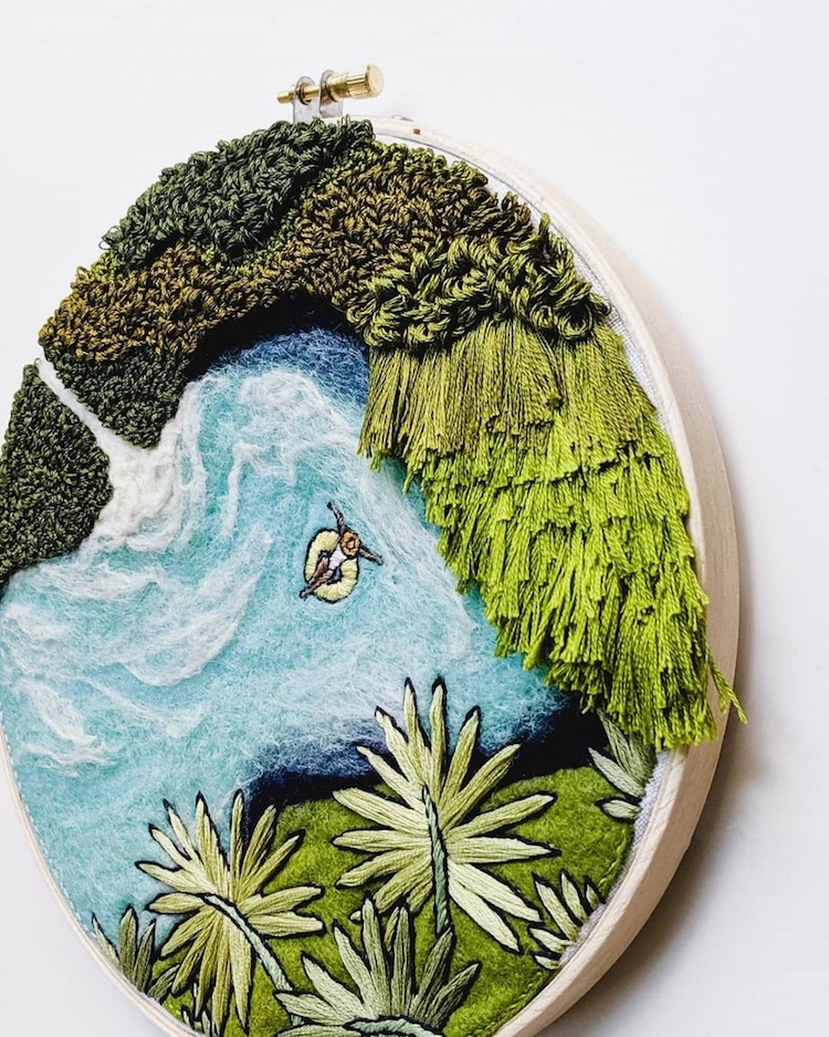 Landscape Embroidery by Suter Design Co