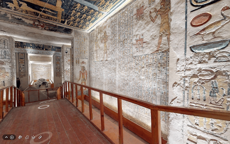 Virtual Tour of King Ramesses VI Tomb in the Valley of the Kings