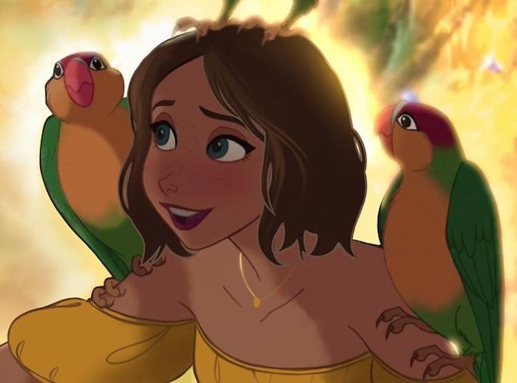 Cambio de look de princesas Disney por Yudelmis San Emeterio