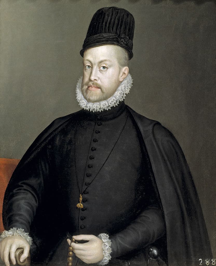 Retrato de Felipe II por Sofonisba Anguissola