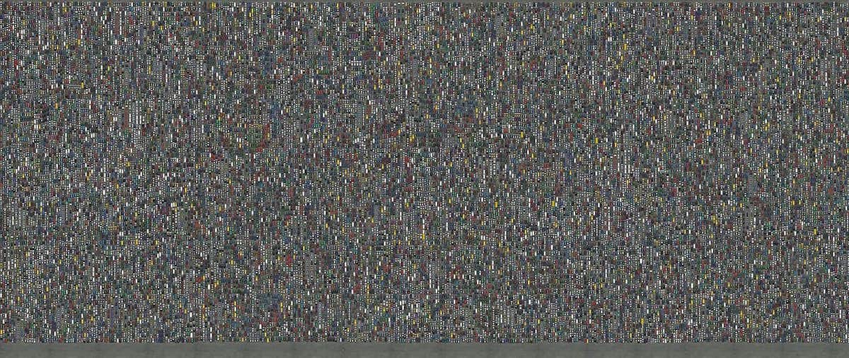 Photo Collage of Thousands of Cars