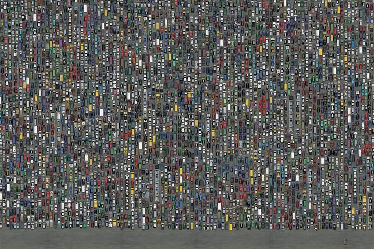 Thousands of Parked Cars