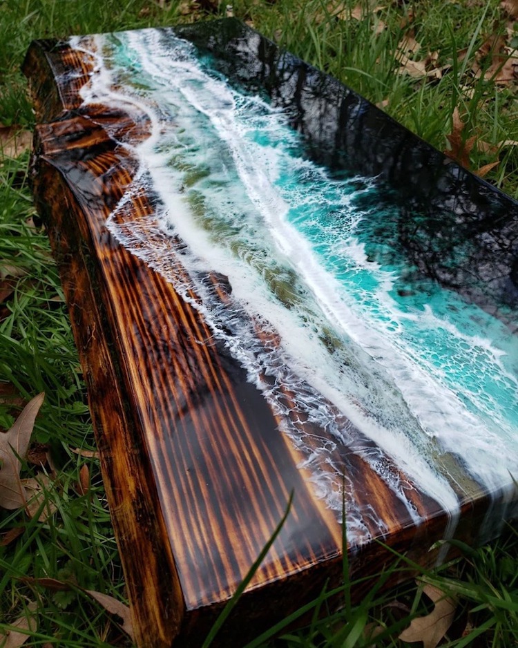 Wood and Resin Art by Chessie Goes Wild Art