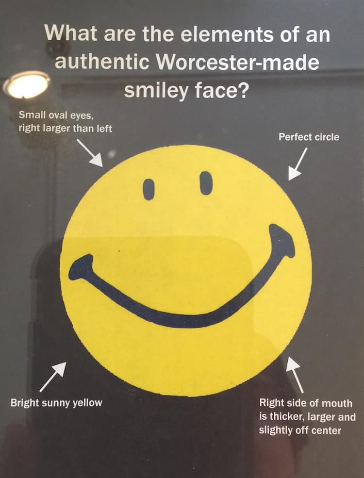 Original Smiley Face On Display at a Museum