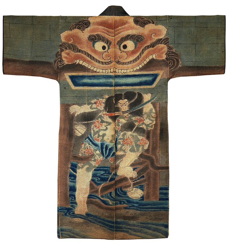 19th-Century Japanese Fireman Coat