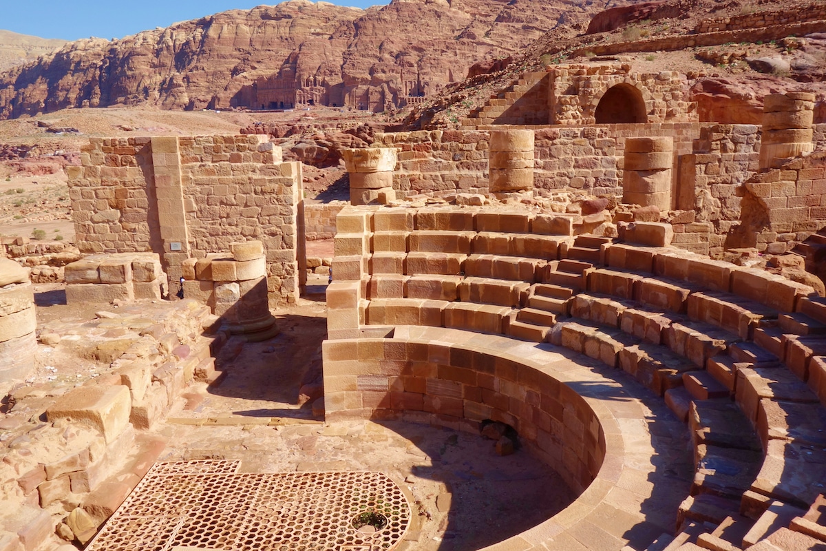 Inside Ancient City Of Petra