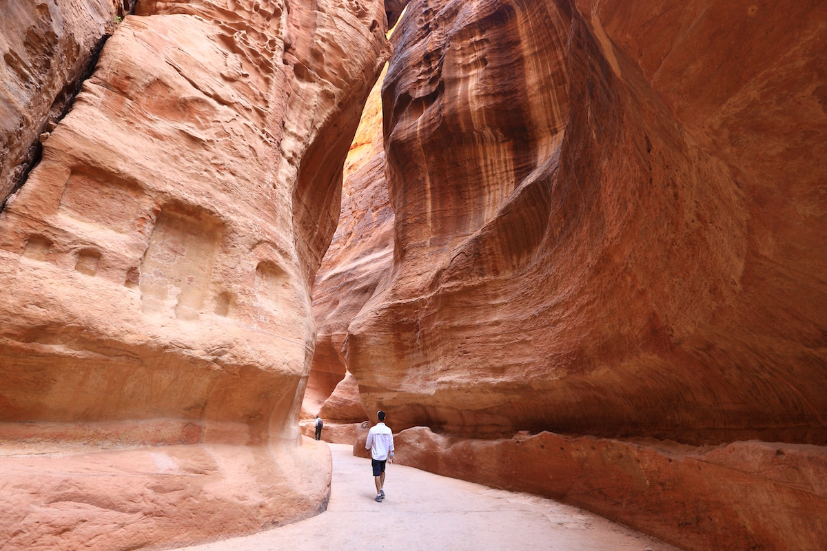 The Siq in Petra