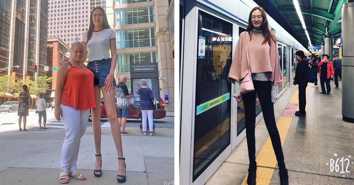 One Of The World S Tallest Women Has Legs That Are 53 Inches Long