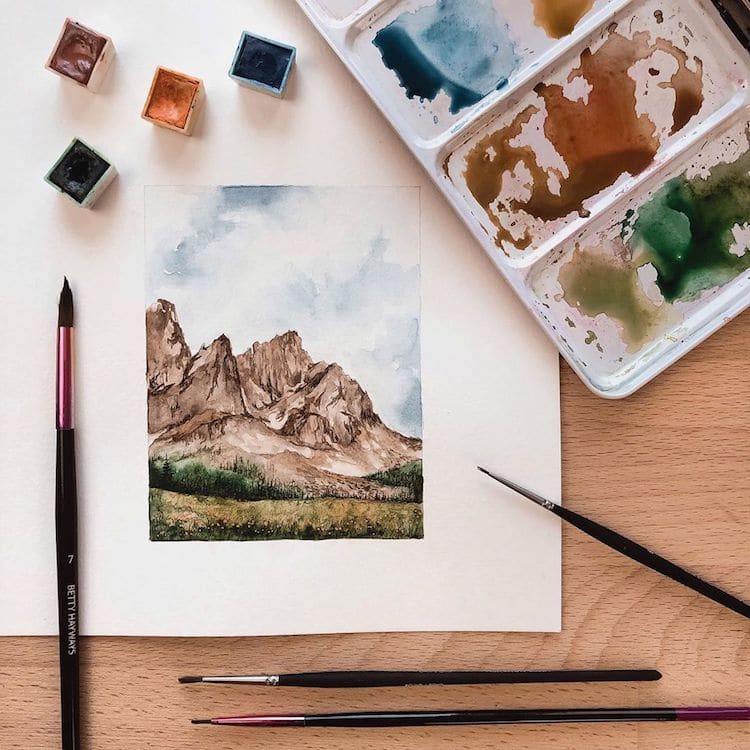 Watercolor Paintings by Rosie