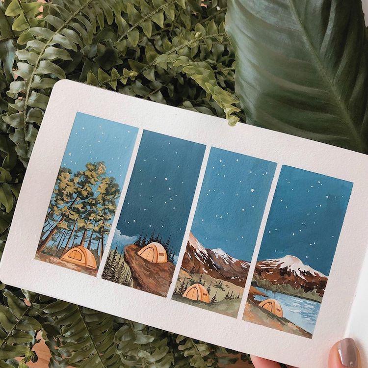 Watercolor Paintings by Rosie