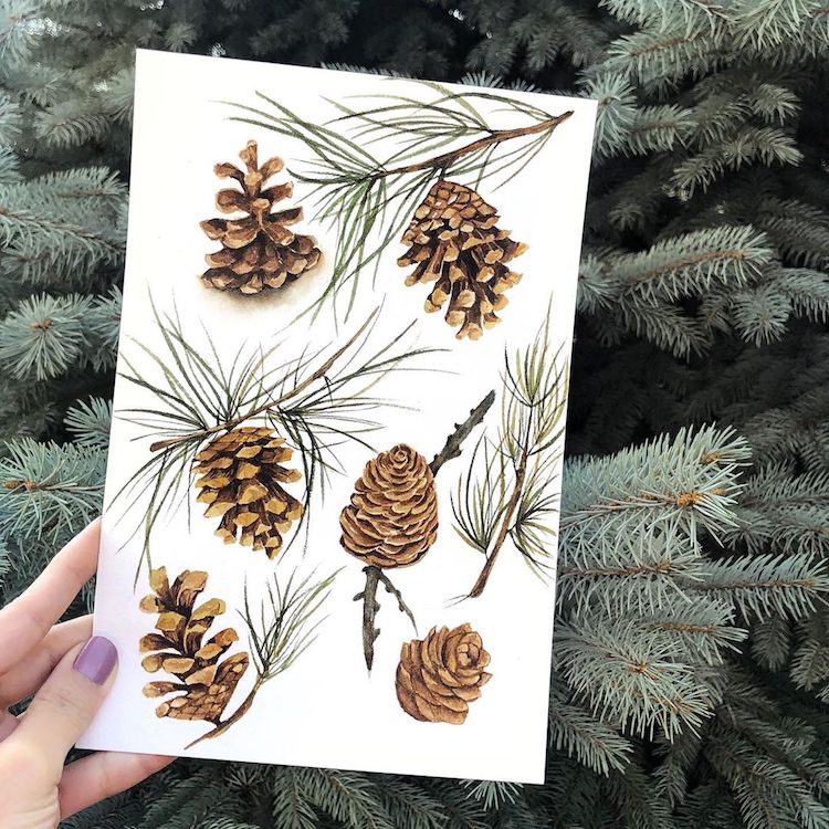 Blick Art Materials on X: Pining for this snowy scene! Rosa F. (IG:  rosies.sketchbook) used Liquitex Professional Acrylic Inks to create a  pretty watercolor effect in her painting! Liquitex Professional Acrylic Ink