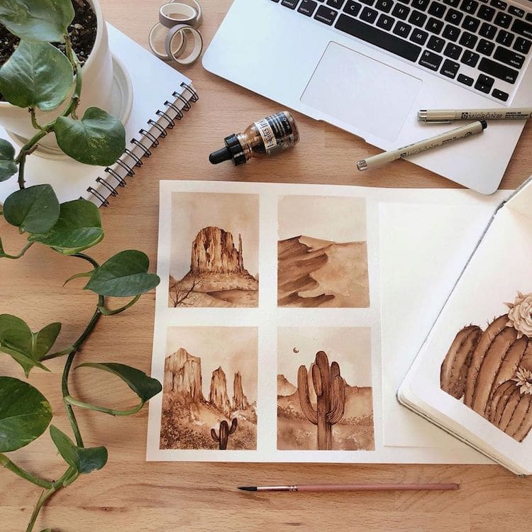 Watercolor Paintings by Rosie