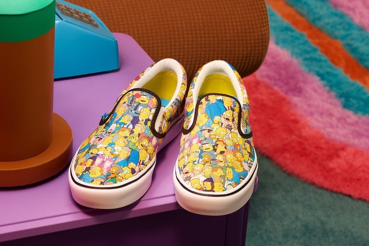 vans slip on cartoon