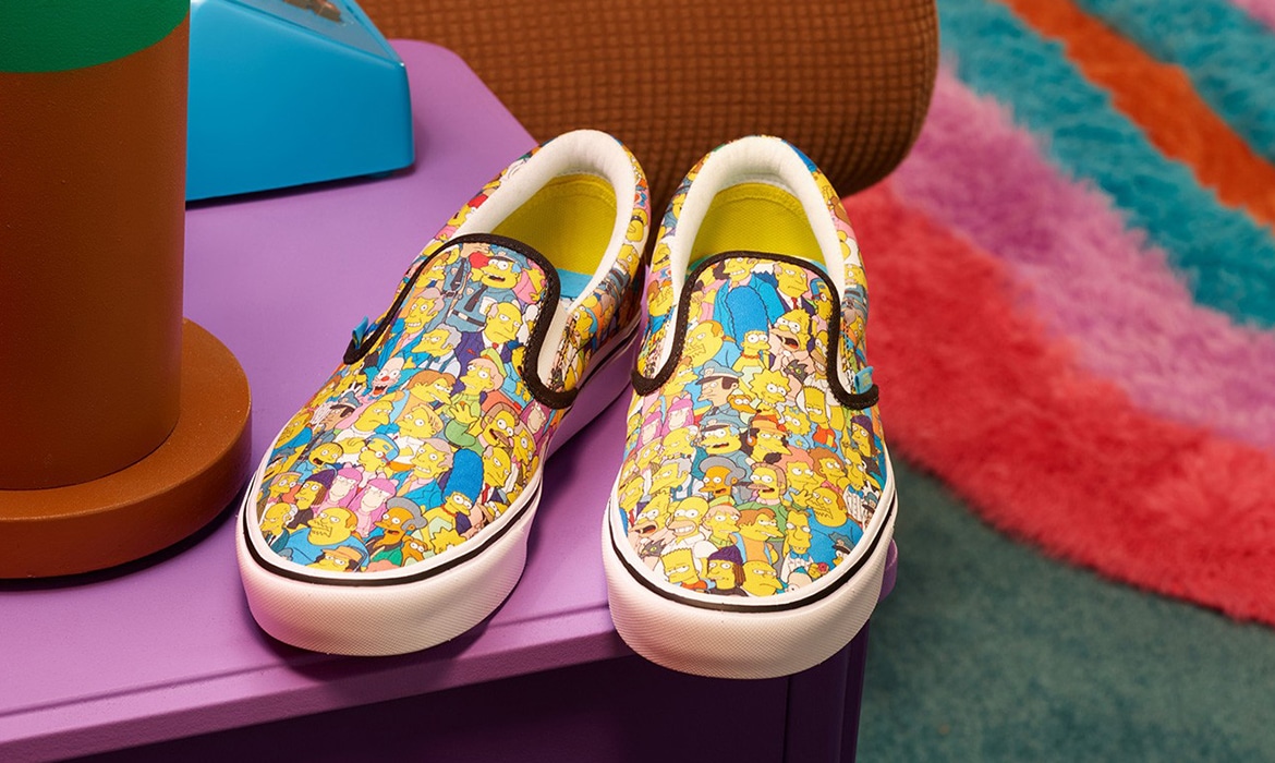 Vans celebra a Los Simpson con una línea única de zapatos y ropa