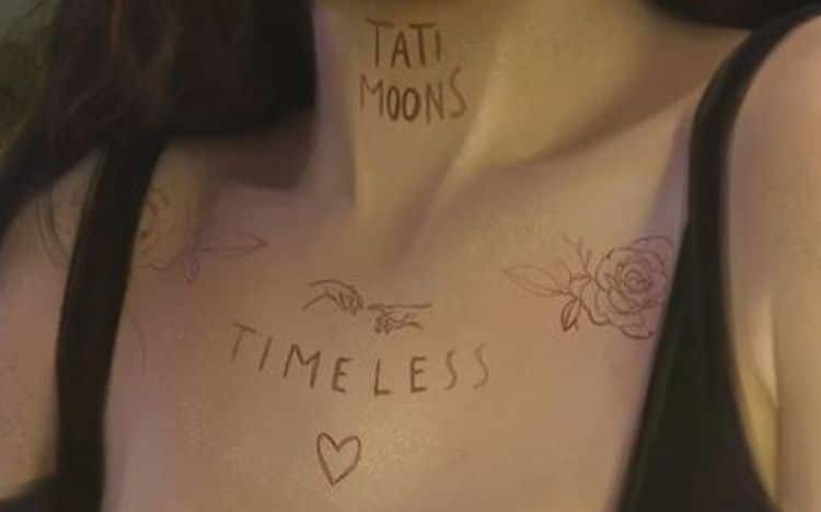 mona lisa con tatuajes por Tati Moons