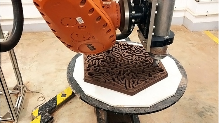 Terra-Cotta Reef Tile With 3D Printer