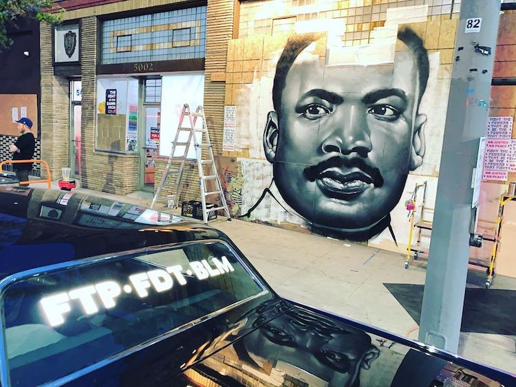 MLK Mural by Tristan Eaton