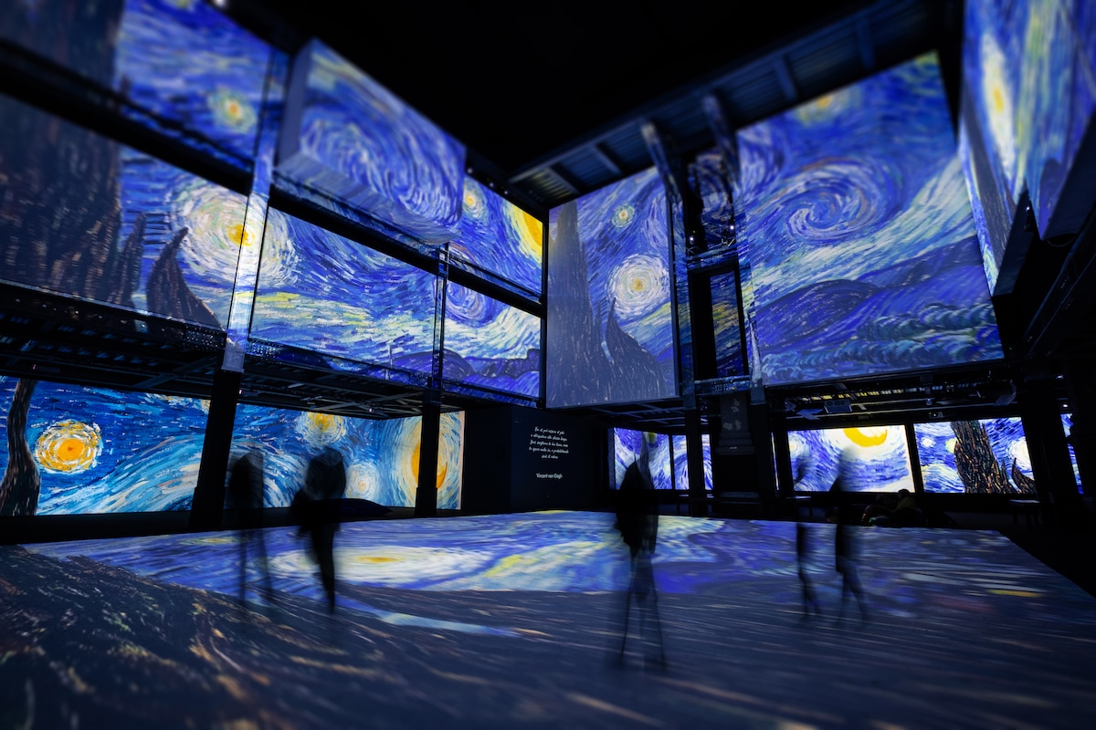 exposicion de Vincent Van Gogh Alive en Nueva Zelanda