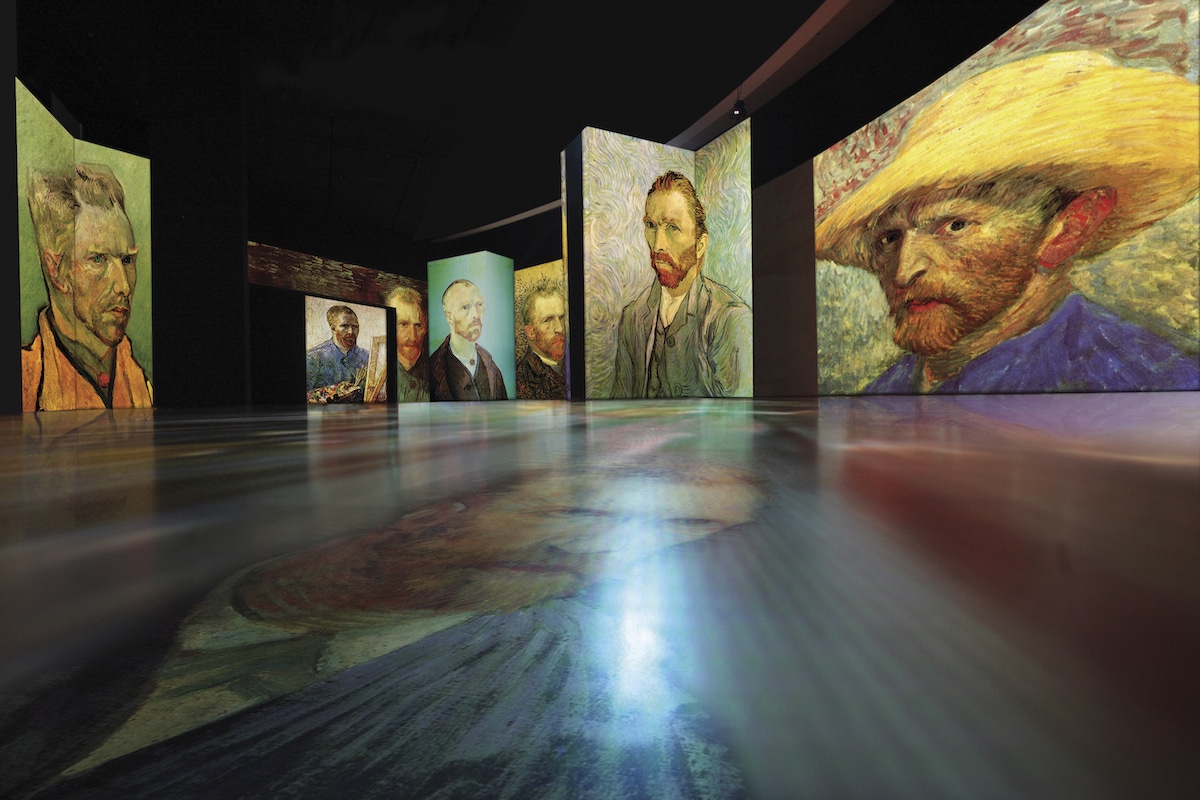 exposicion de Vincent Van Gogh Alive en Nueva Zelanda