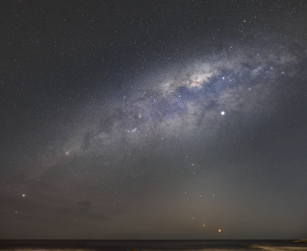 Planetary Alignment Over the Indian Ocean