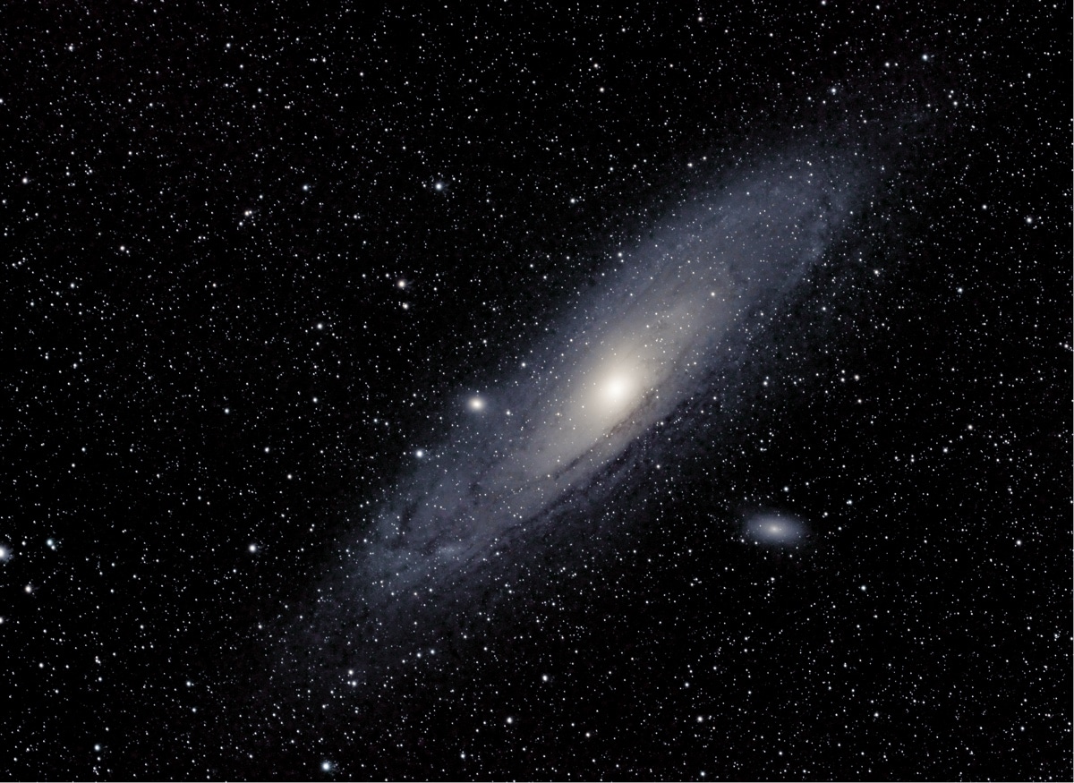 Andromeda Galaxy Over the Sequoia National Park