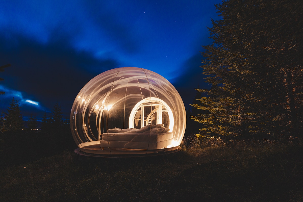 Buubble Hotel en islandia