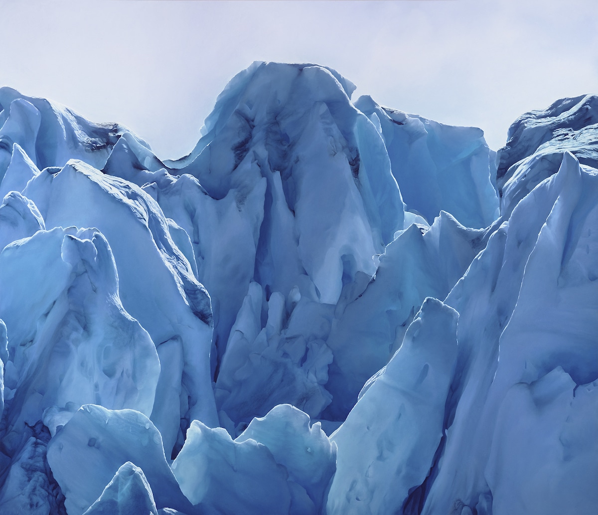 Estos Dibujos Al Pastel Exploran La Belleza Del Glaciar Perito Moreno