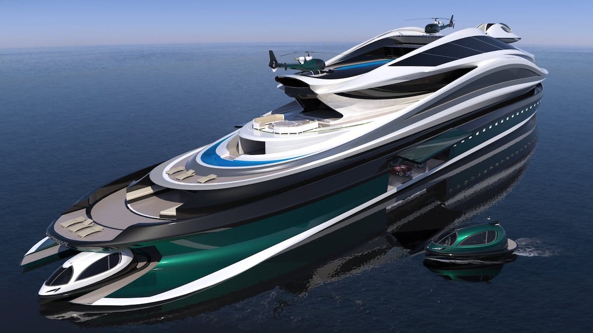 most modern yachts