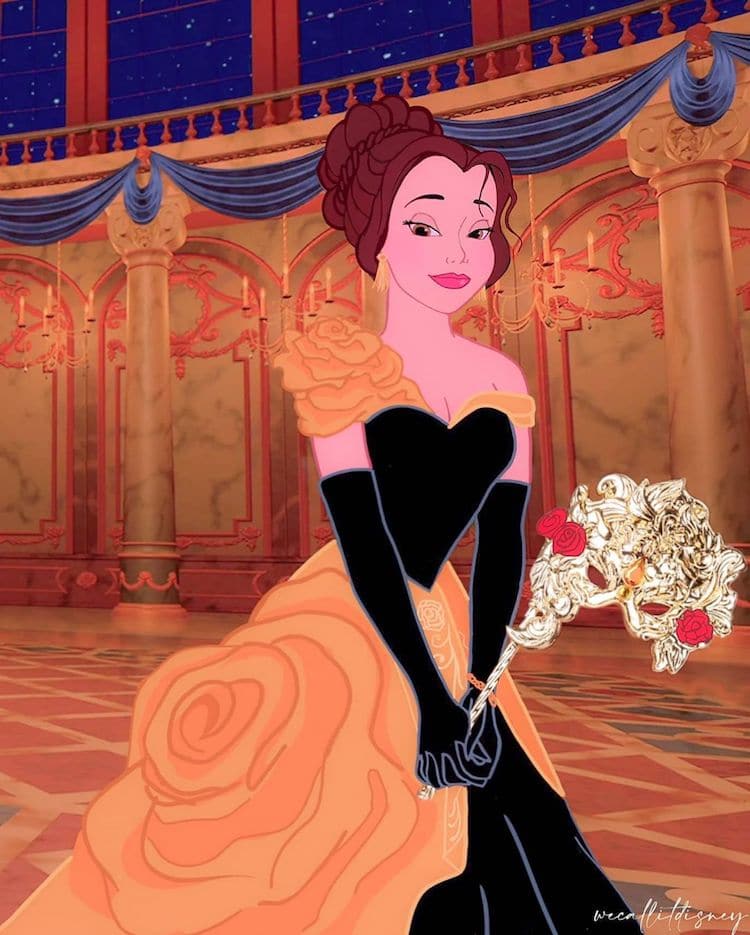 Disney Princess Fanart by Maria Sanchez Garcia