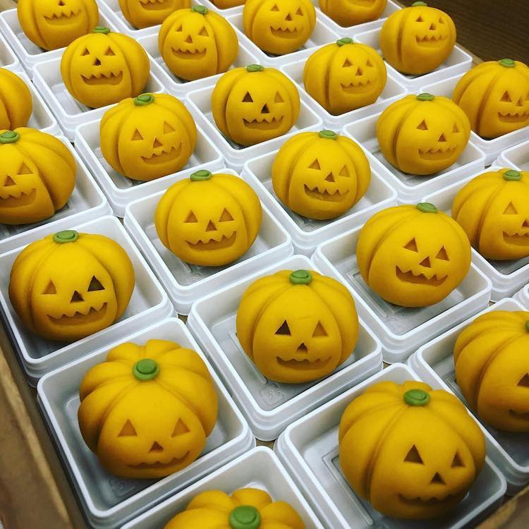 Pumpkin Wagashi by Kurokazu