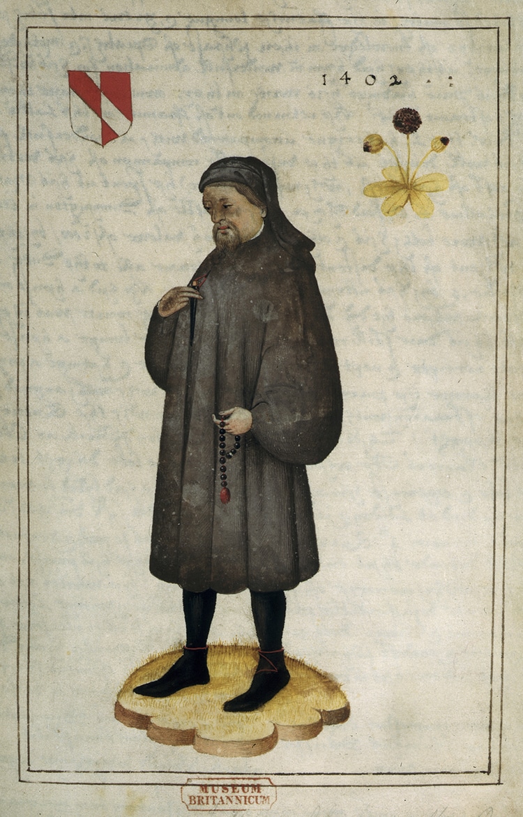 Portrait and Life of Chaucer 