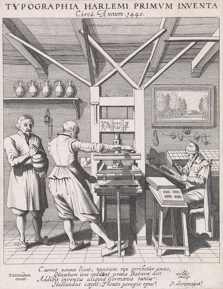 Early Screw Printing Press