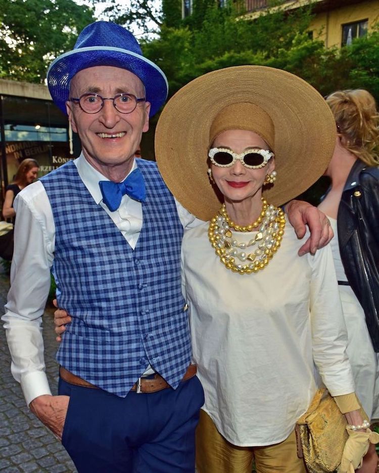 Elderly Friends Fashion Icons