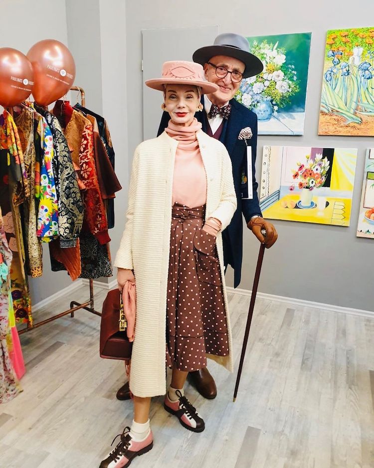 Elderly Friends Fashion Icons