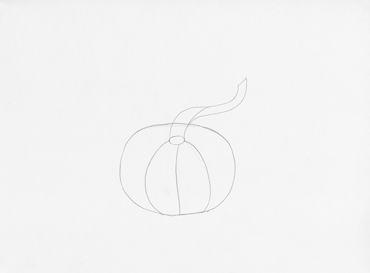 How to Draw a Pumpkin Step by Step