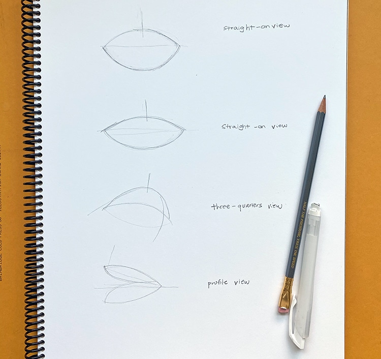 how to draw lips 1