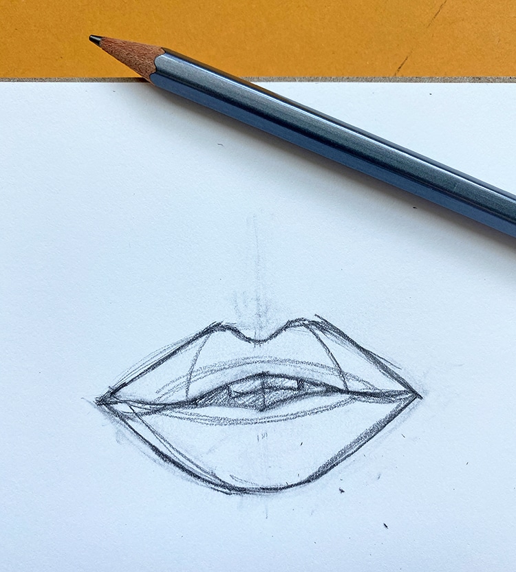 cool drawings of lips