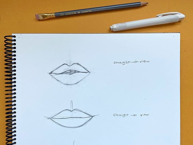 I always struggle drawing lips on faces how can i improve? : r/learnart