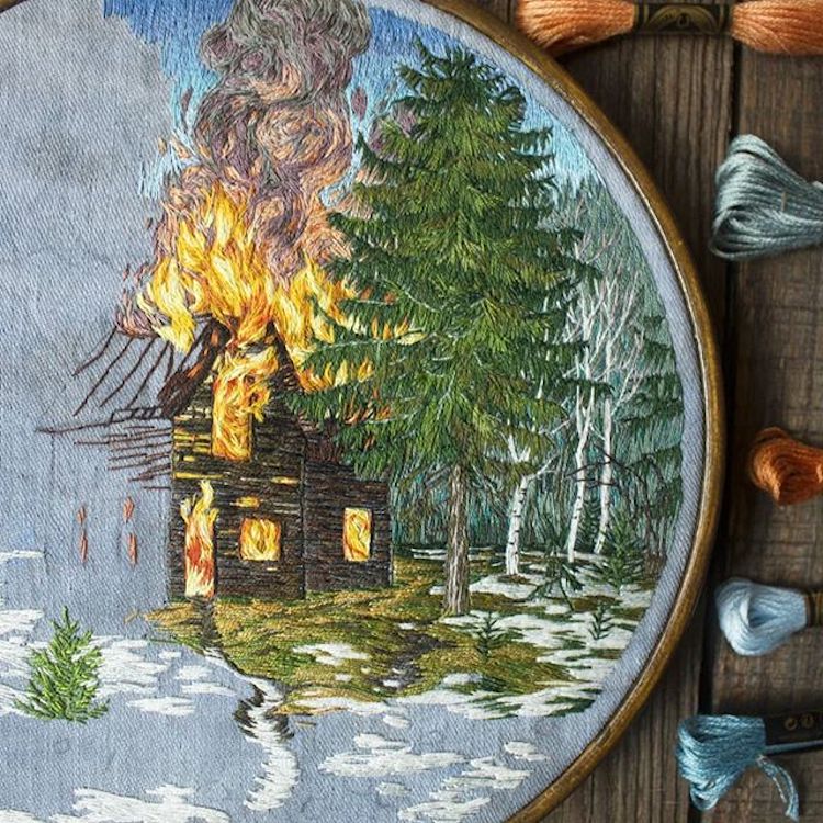 Embroidery Art by Jura Gric