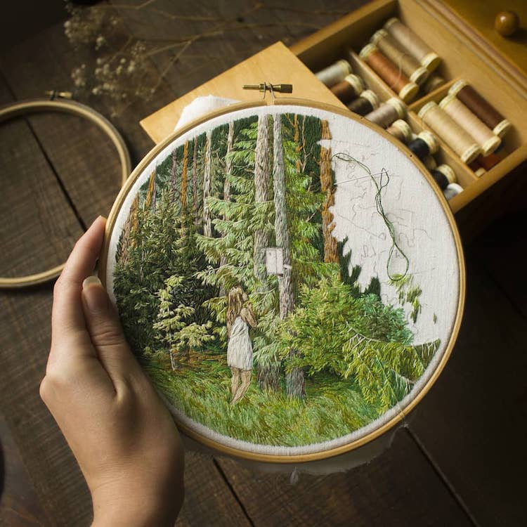 Embroidery Art by Jura Gric