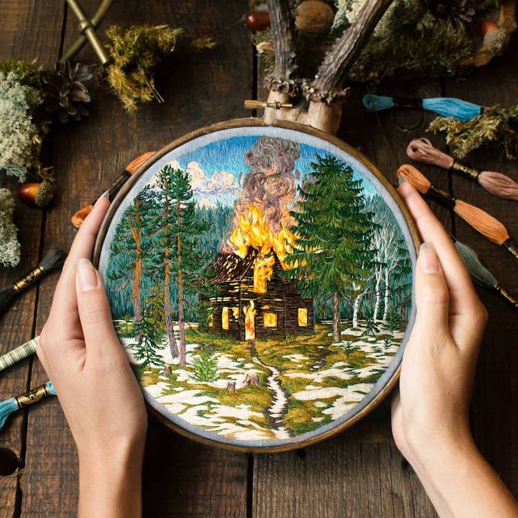 Embroidery Art by Jura Gric