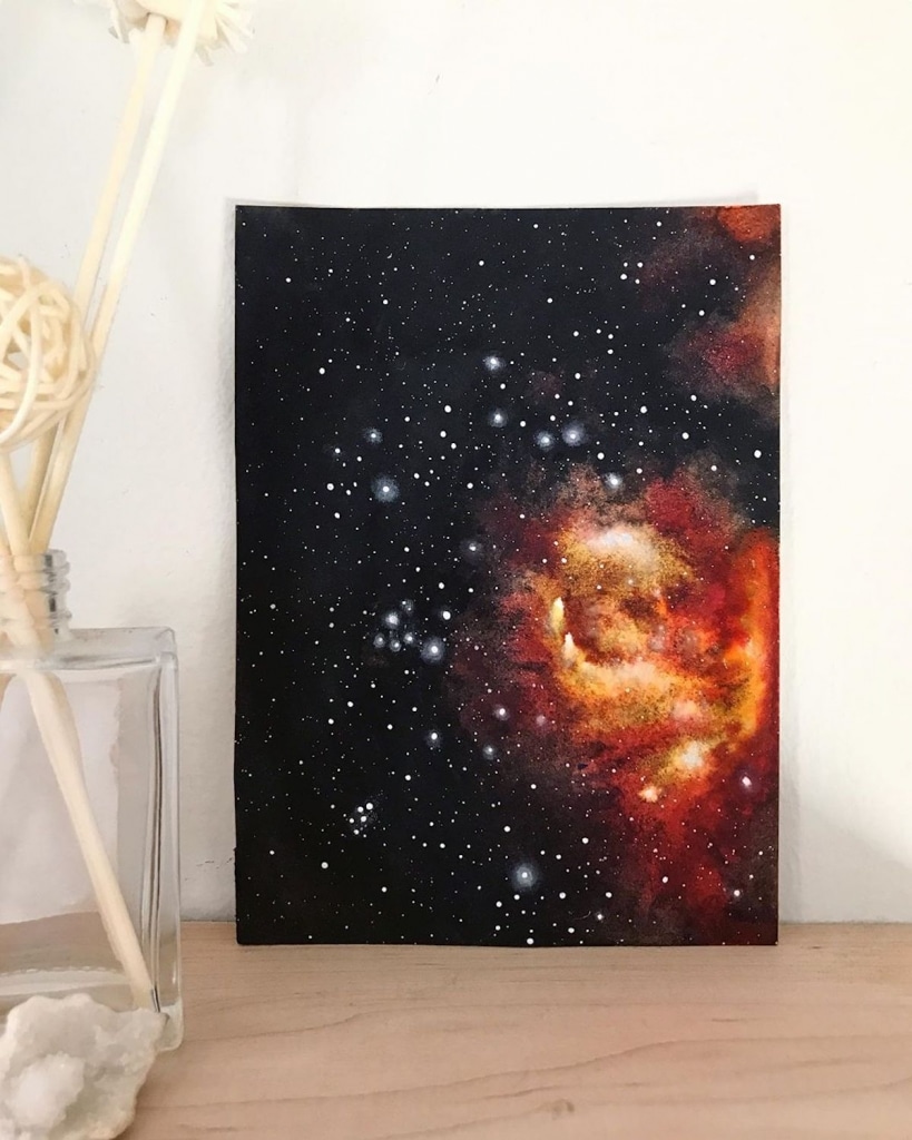 Spectacular Starry Paintings Explore The Endless Depths Of Outer Space 