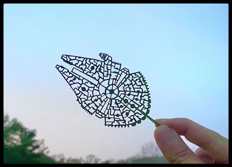 arte con hojas por lito_leafart