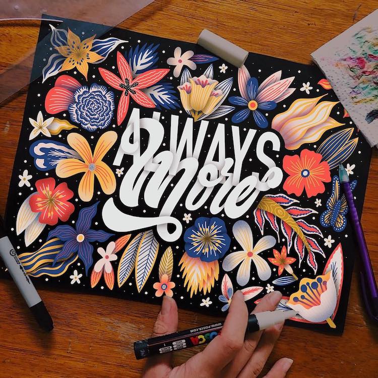 Hand Lettering by Macarena Chomik