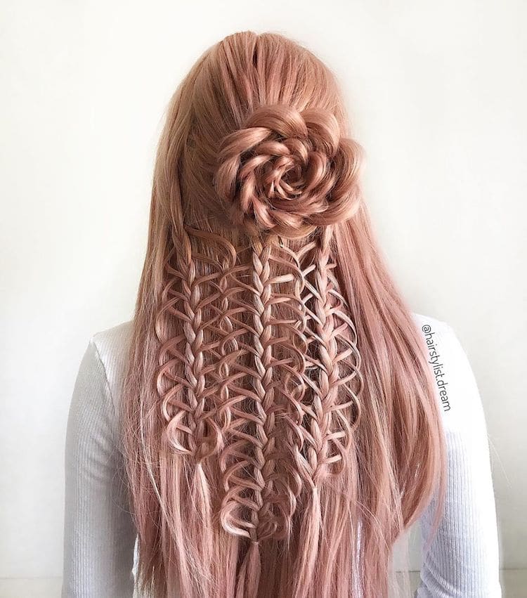 German Teenager Creates Amazing Braid Hairstyles