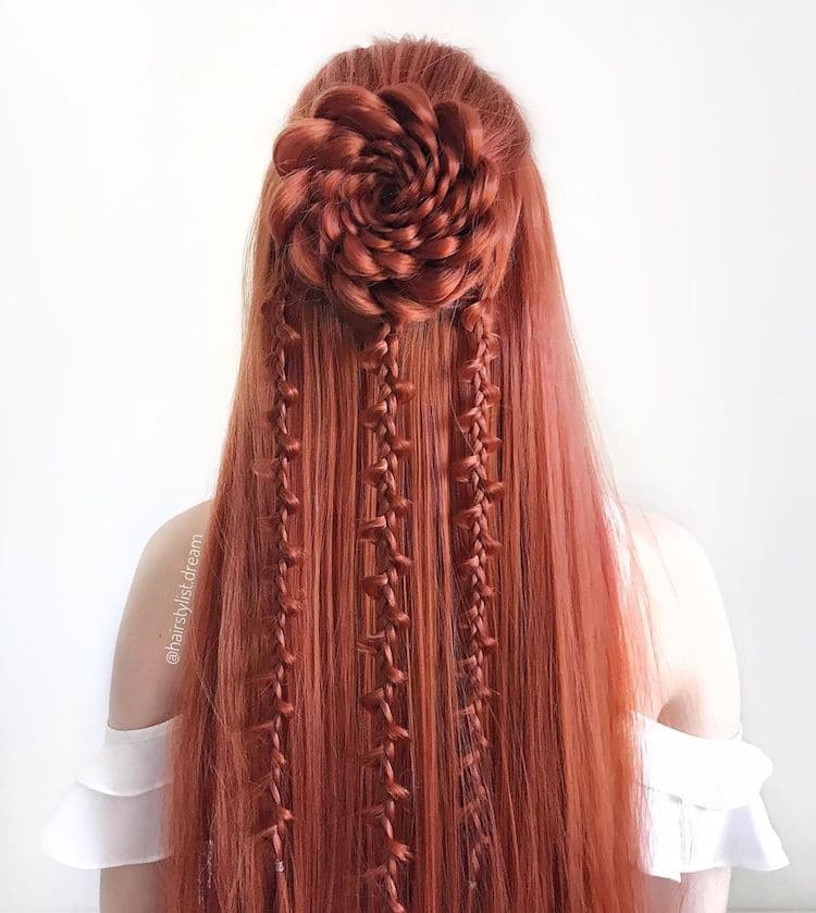 German Teenager Creates Amazing Braid Hairstyles